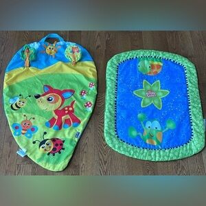 Tummy Time Baby Play Mats Mat Toy PlayGro & Bright Starts Lot of 2 Colorful VGC
